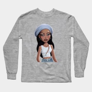 Maddy 2000s doll drawing Long Sleeve T-Shirt